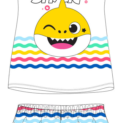 Baby Shark gyerek rövid pizsama 2 év / 92 cm