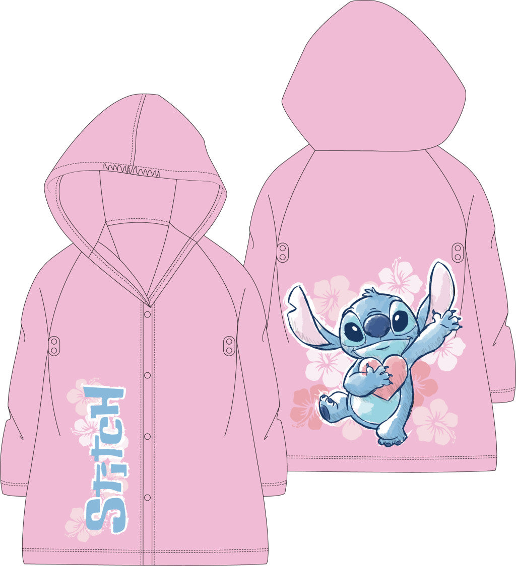 Disney Lilo és Stitch, A csillagkutya Heart esőkabát 5 - 6 év / 110 - 116 cm