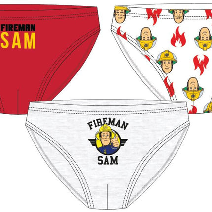 Sam a tűzoltó Flame gyerek fehérnemű, alsó 3 darab/csomag 3 - 4 év / 98 - 104 cm