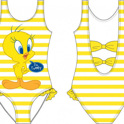 Bolondos Dallamok Tweety gyerek fürdőruha, úszó 6 - 8 év / 116 - 128 cm