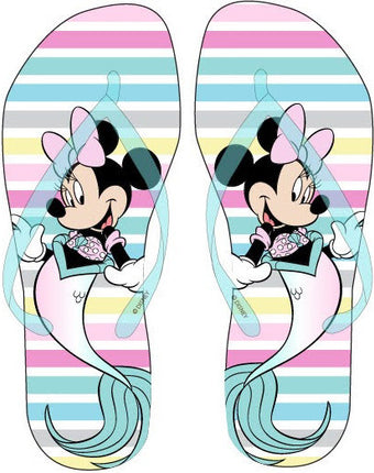 Disney Minnie Mermaid Blue gyerek papucs, Flip-Flop 26/27