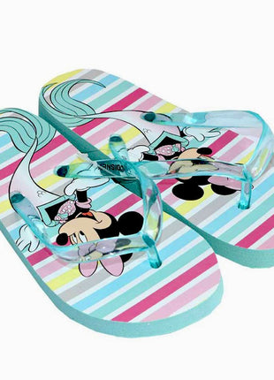 Disney Minnie Mermaid Blue gyerek papucs, Flip-Flop 32/33