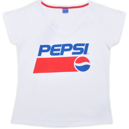 Pepsi White női rövid póló, felső XL