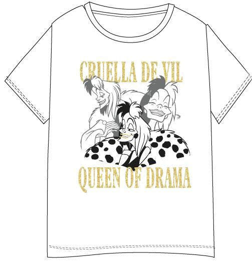 Disney 101 kiskutya Cruella női rövid póló, felső M