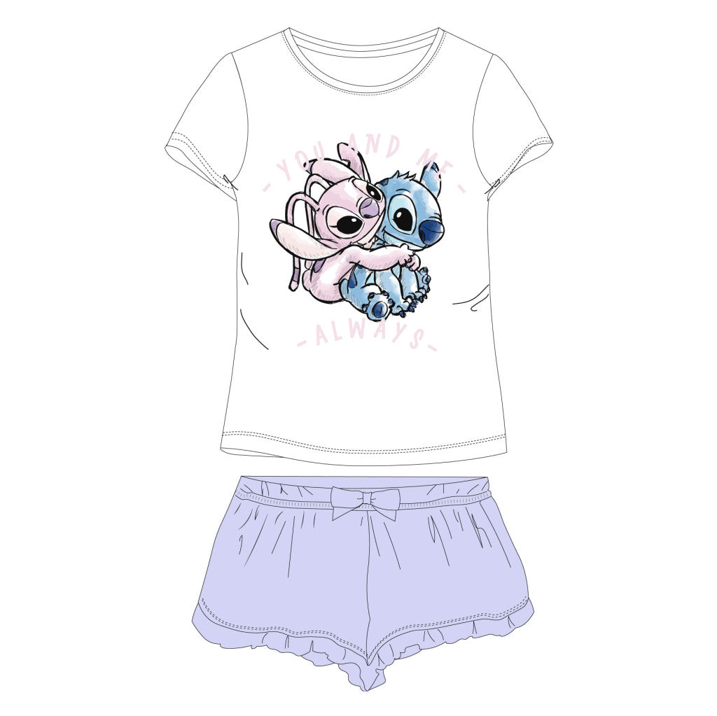 Disney Lilo és Stitch, A csillagkutya Always női rövid pizsama S