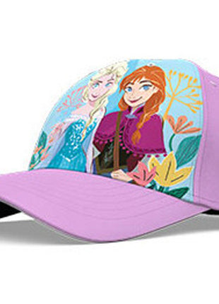 Disney Jégvarázs Purple Flowers gyerek baseball sapka 54 cm