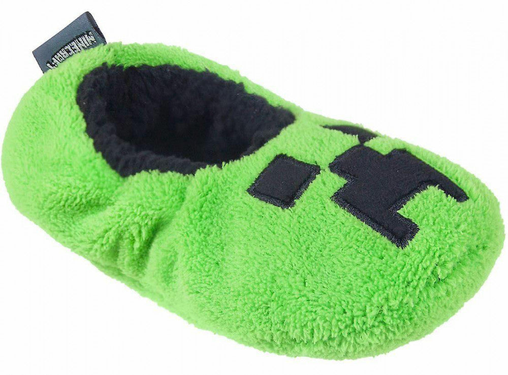 Minecraft Creeper gyerek téli papucs 31/32
