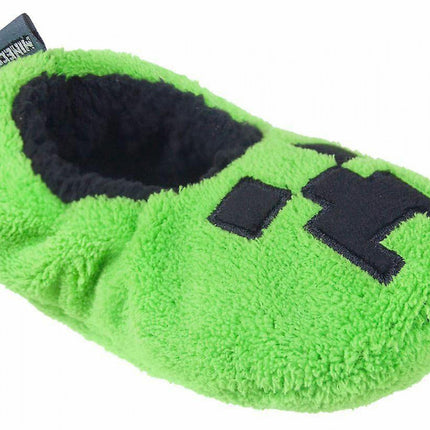 Minecraft Creeper gyerek téli papucs 33/34