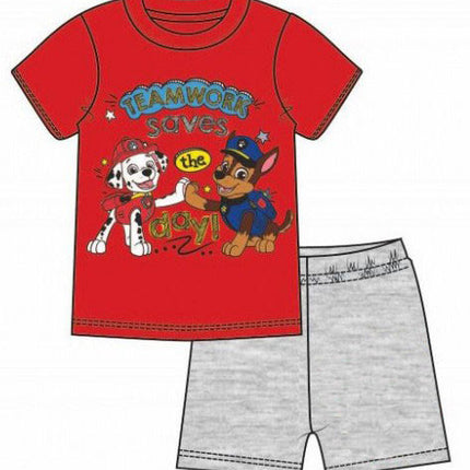 Mancs Őrjárat Teamwork gyerek rövid pizsama 5 év