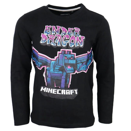 Minecraft Ender Dragon gyerek hosszú ujjú póló, felső 12 év / 152 cm