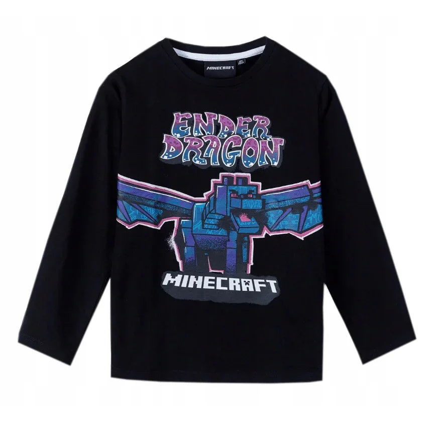 Minecraft Ender Dragon gyerek hosszú ujjú póló, felső 12 év / 152 cm