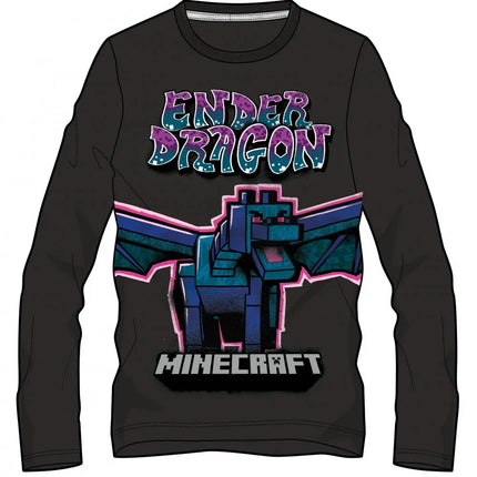 Minecraft Ender Dragon gyerek hosszú ujjú póló, felső 12 év / 152 cm