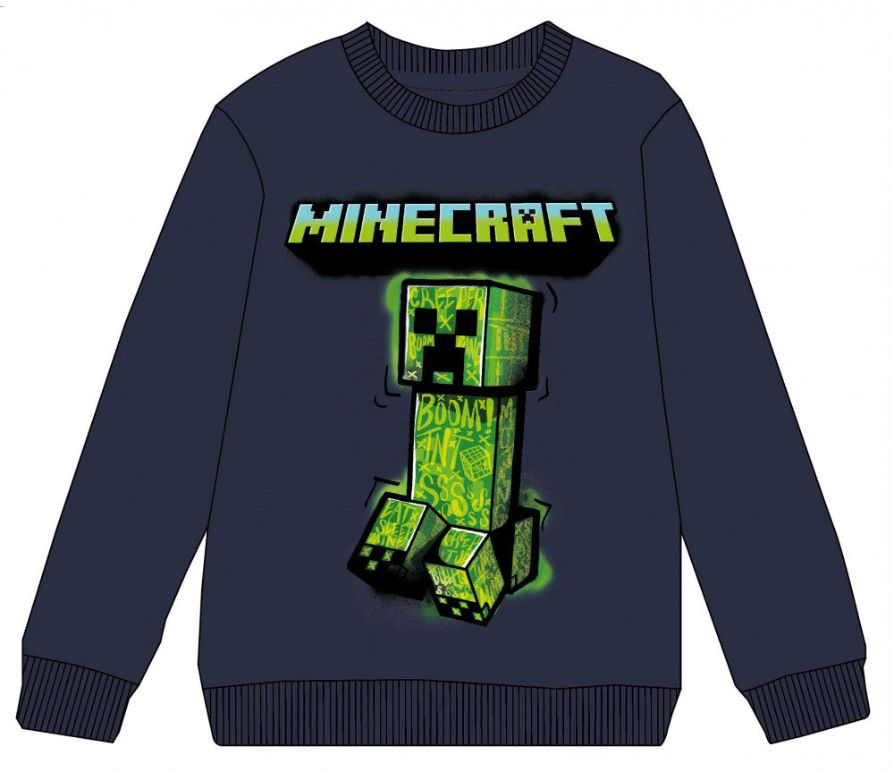 Minecraft Green Menace gyerek pulóver 12 év / 152 cm