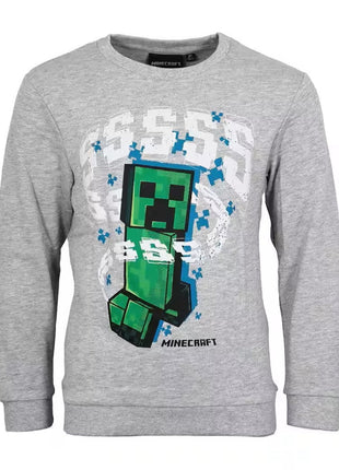Minecraft Grey gyerek pulóver 10 év / 140 cm
