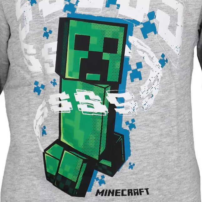 Minecraft Grey gyerek pulóver 10 év / 140 cm