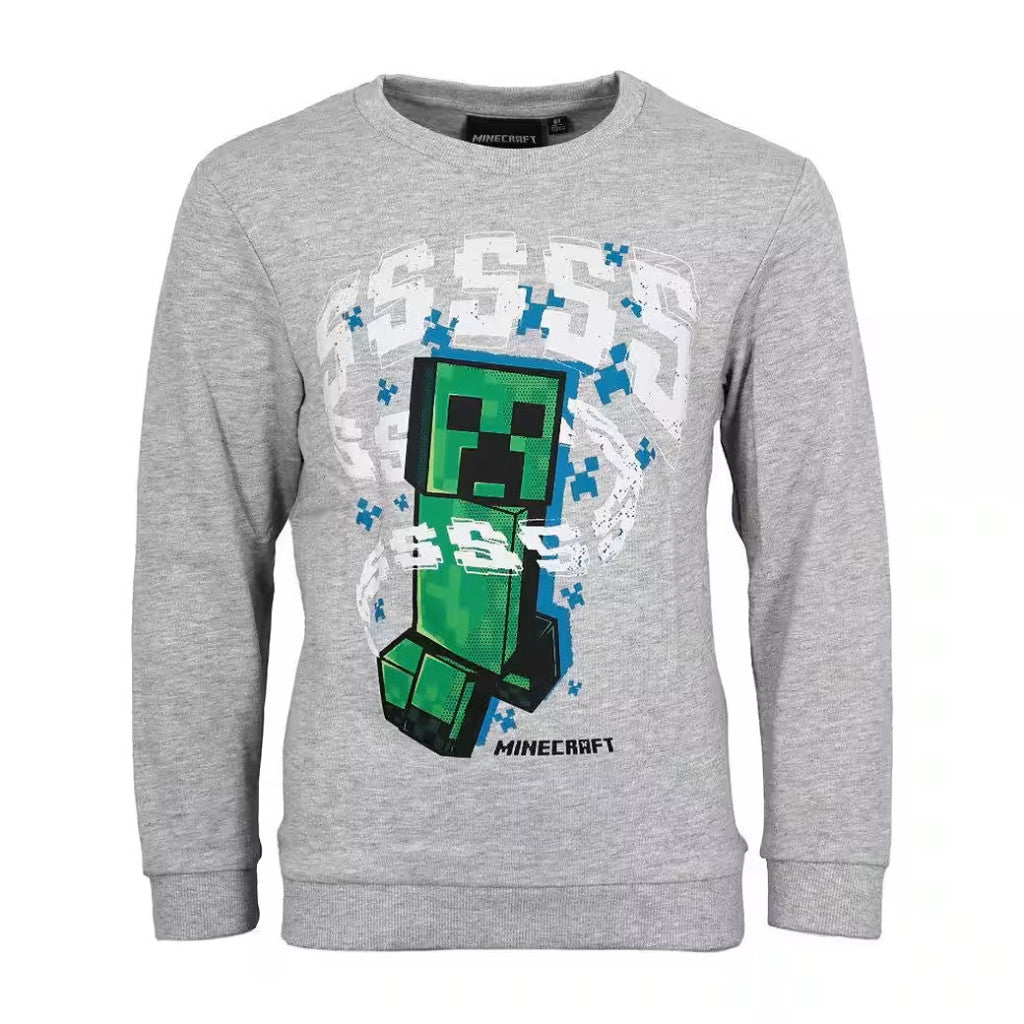 Minecraft Grey gyerek pulóver 6 év / 116 cm