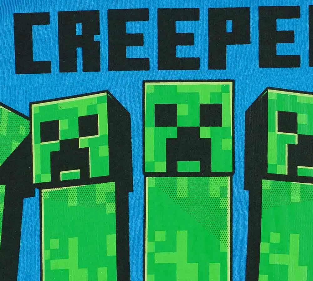 Minecraft Alpha gyerek rövid pizsama 12 év / 152 cm