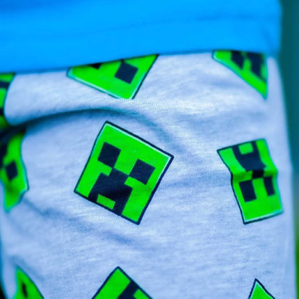 Minecraft Alpha gyerek rövid pizsama 6 év / 116 cm