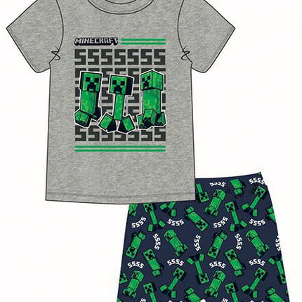 Minecraft Creeper Dreams gyerek rövid pizsama 6 év / 116 cm