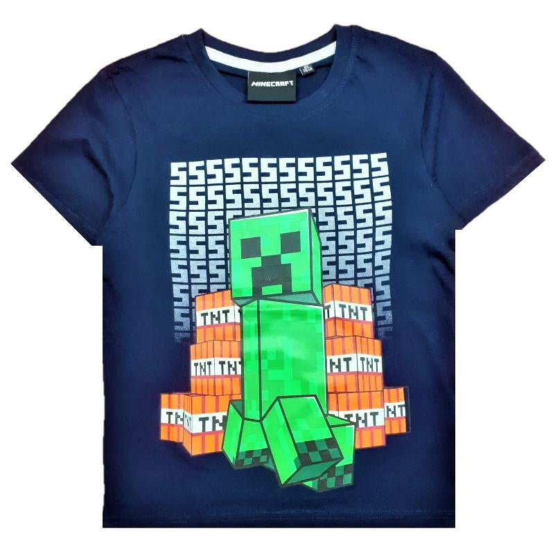 Minecraft TNT Blast gyerek rövid pizsama 10 év / 140 cm