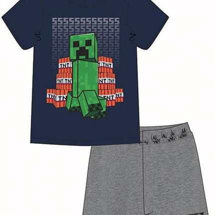 Minecraft TNT Blast gyerek rövid pizsama 9 év / 134 cm