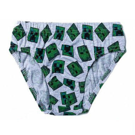 Minecraft Creeper gyerek fehérnemű, alsó 3 darab/csomag 9 év / 134 cm