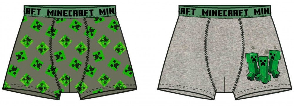 Minecraft Squad gyerek boxeralsó 2 darab/csomag 12 év / 152 cm