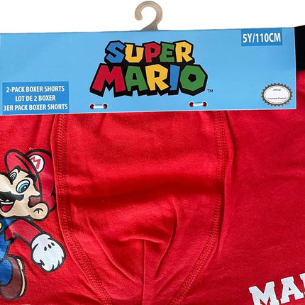Super Mario Come On gyerek boxeralsó 2 darab/csomag 6 év / 116 cm