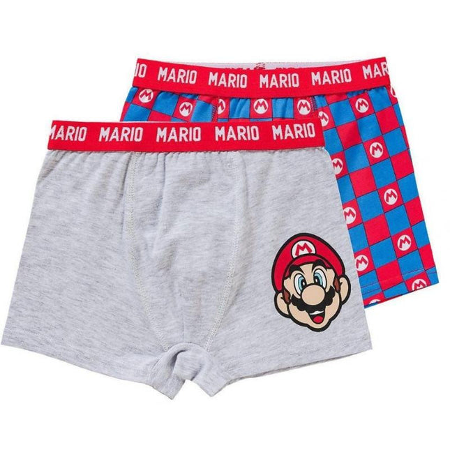 Super Mario Power gyerek boxeralsó 2 darab/csomag 12 év / 152 cm