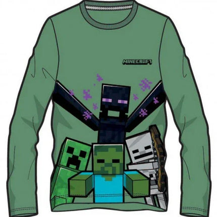 Minecraft Mobs gyerek hosszú ujjú póló, felső 8 év / 128 cm