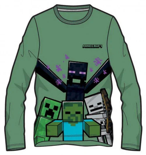Minecraft Mobs gyerek hosszú ujjú póló, felső 9 év / 134 cm