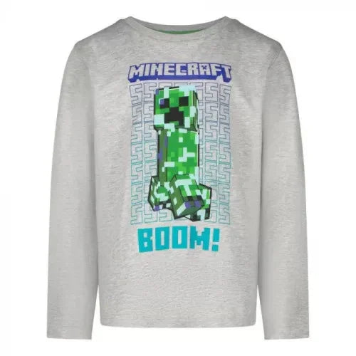 Minecraft Boom gyerek hosszú ujjú póló, felső 8 év / 128 cm