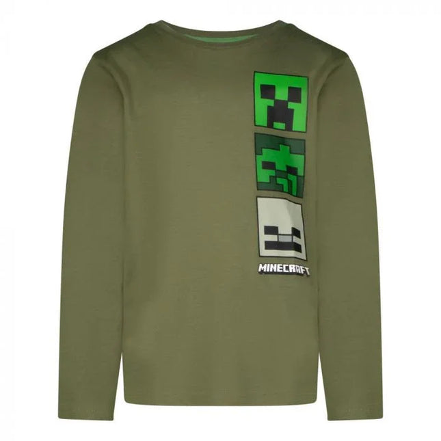Minecraft Blocky gyerek hosszú ujjú póló, felső 8 év / 128 cm
