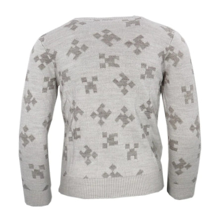 Minecraft Grey gyerek kötött pulóver 9 év / 134 cm