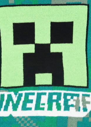 Minecraft Green gyerek kötött pulóver 10 év / 140 cm