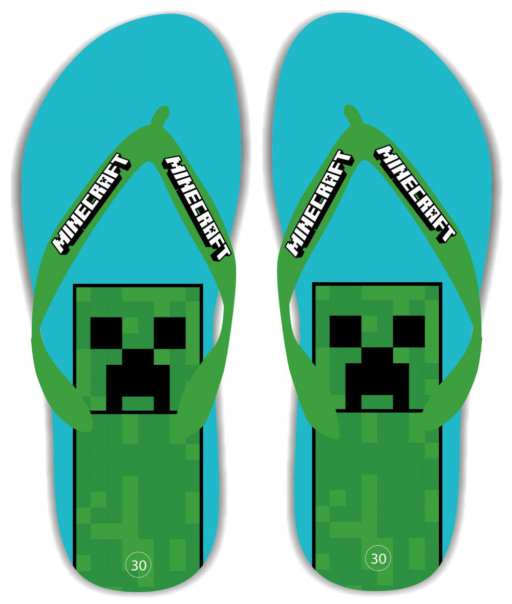 Minecraft Blue gyerek papucs, Flip-Flop 31/32