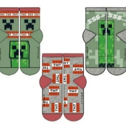 Minecraft TNT gyerek zokni 27/30