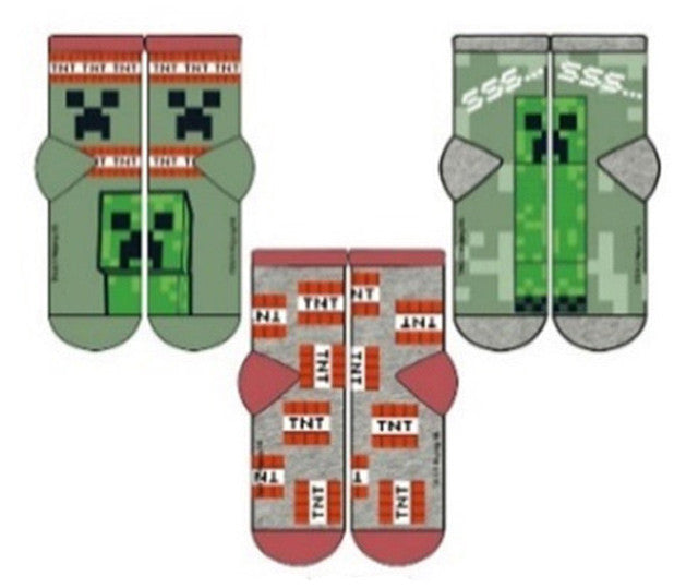 Minecraft TNT gyerek zokni 27/30