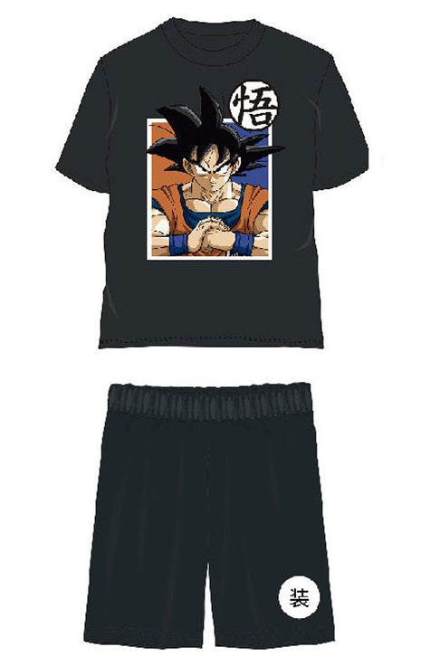 Dragon Ball Saiyan Black gyerek rövid pizsama 7 év / 122 cm
