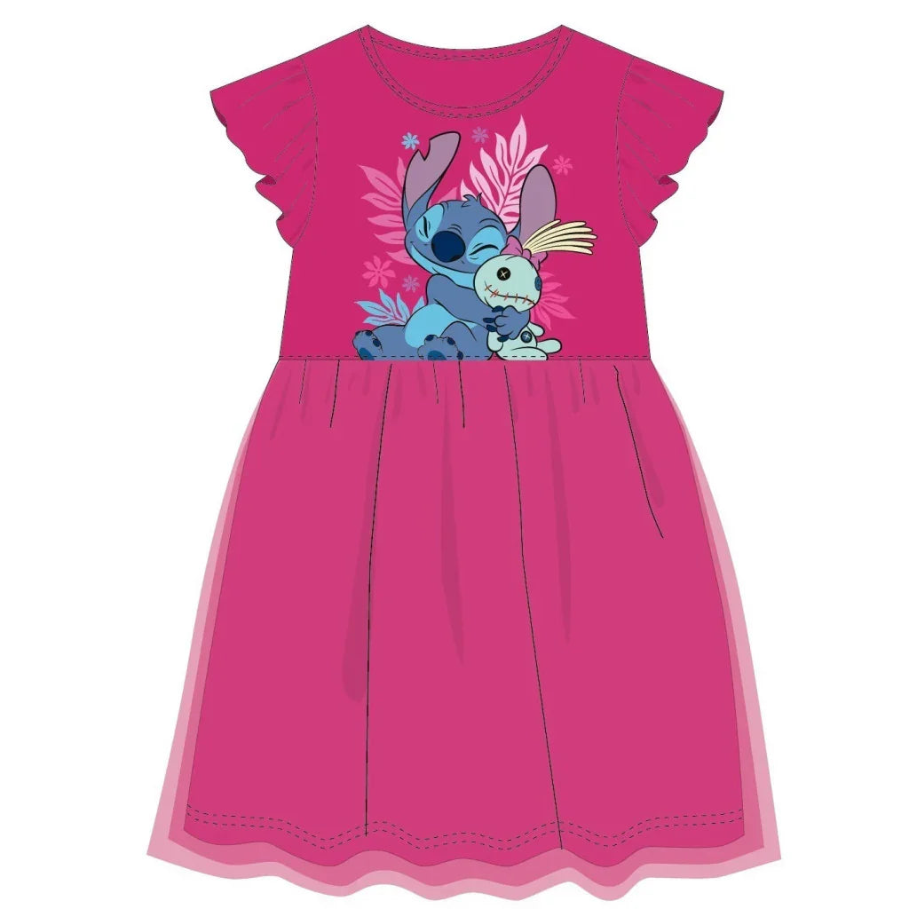 Disney Lilo és Stitch, A csillagkutya Scrump gyerek nyári ruha 8 év / 128 cm