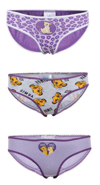 Disney Az Oroszlánkirály Simba gyerek fehérnemű, bugyi 3 darab/csomag 2 év / 92 cm