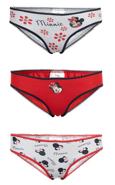 Disney Minnie gyerek fehérnemű, bugyi 3 darab/csomag 5 - 6 év / 110 - 116 cm
