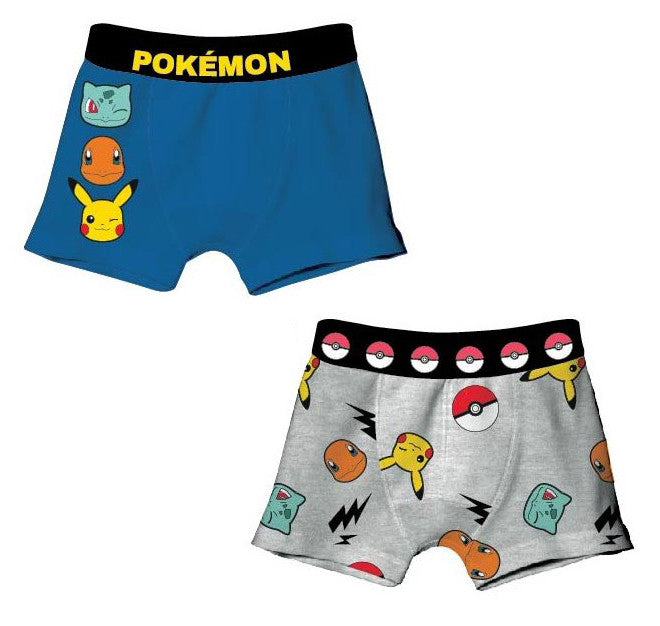 Pokémon gyerek boxeralsó 2 darab/csomag 11 - 12 év / 146 - 152 cm