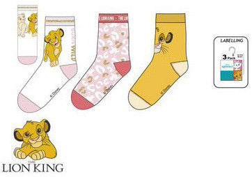 Disney Az Oroszlánkirály Safari White gyerek zokni 27/30