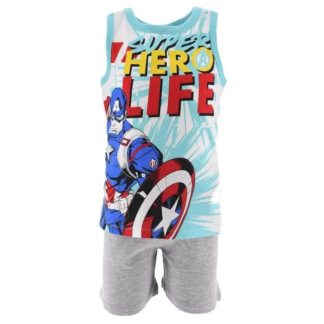 Bosszúállók Hero Life gyerek rövid pizsama 8 év / 128 cm