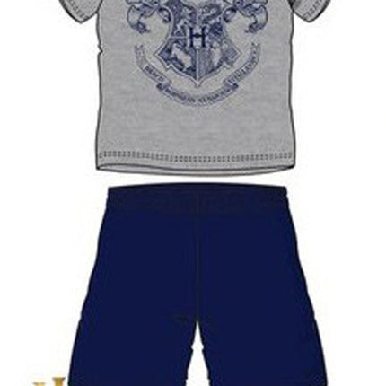 Harry Potter Hogwarts Grey gyerek rövid pizsama 12 év / 152 cm