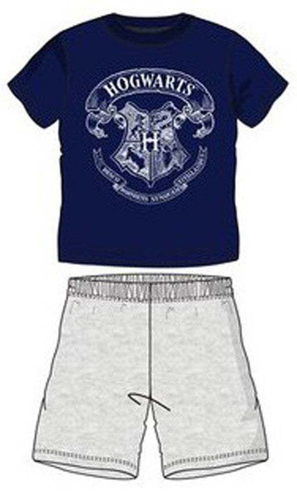 Harry Potter Hogwarts Blue gyerek rövid pizsama 10 év / 140 cm