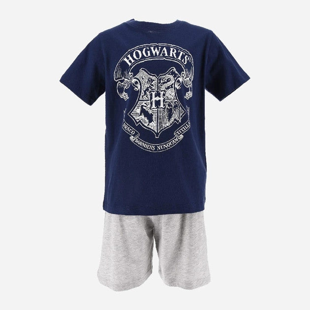 Harry Potter Hogwarts Blue gyerek rövid pizsama 12 év / 152 cm