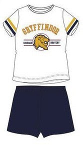 Harry Potter Gryffindor White gyerek rövid pizsama 8 év / 128 cm