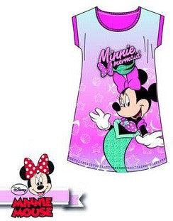 Disney Minnie Mermaid Pink gyerek hálóing 5 év